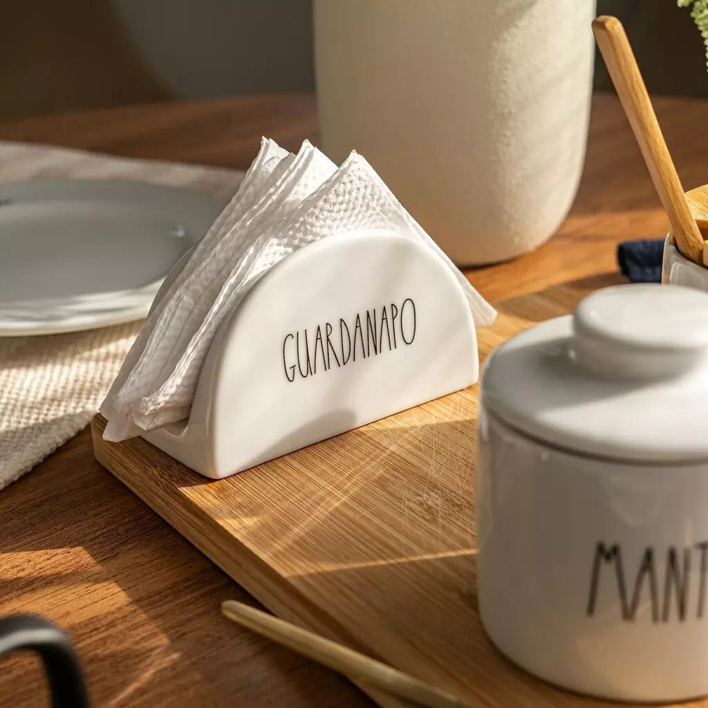 Porta-Guardanapo de Mesa Decorativo Tioeasy™ em Cerâmica