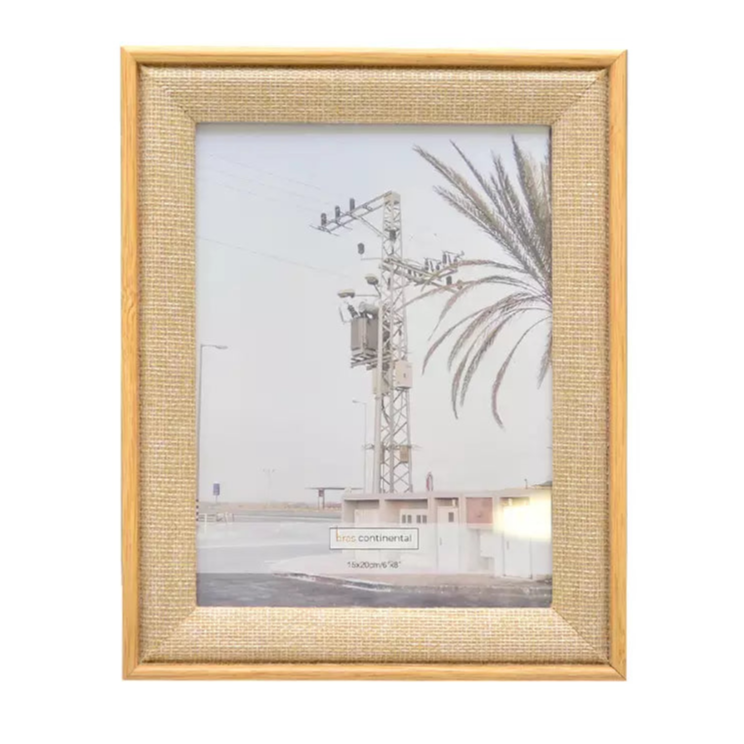 Porta-Retrato Natural Tioarts™ — Design Minimalista em Madeira