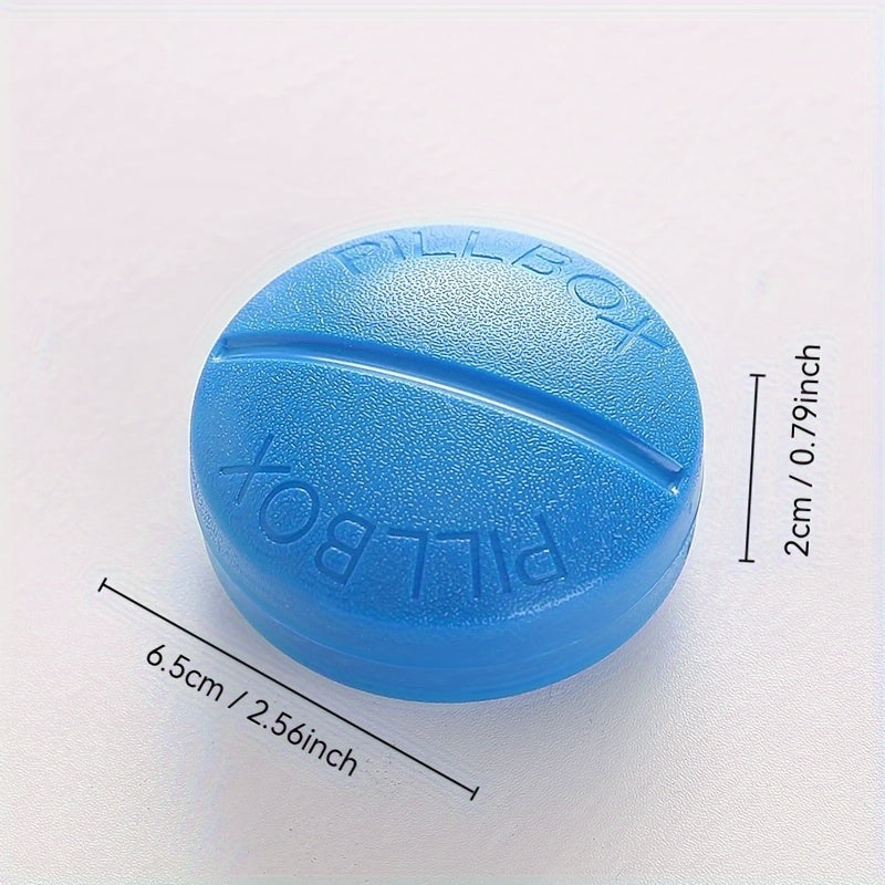 Porta Comprimidos Tioeasy™ — Pill Box Pílula Compacta com 4 Divisórias BPA Free