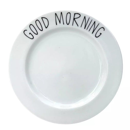 Prato Good Morning Tioeasy™ — Café da Manhã Charmoso e Decorado