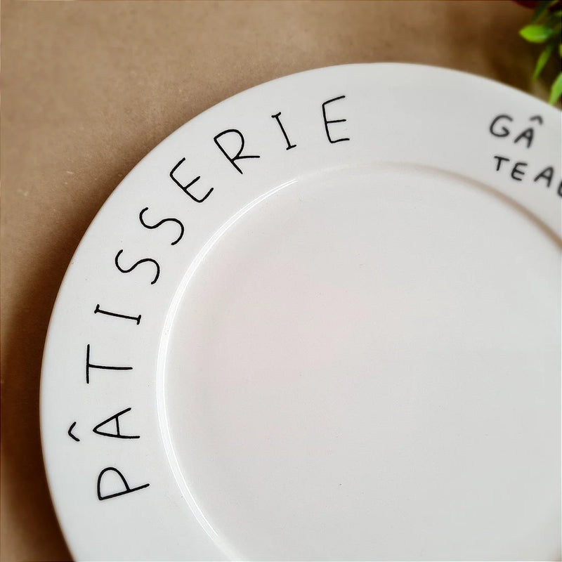 Prato Pâtisserie Tioeasy™ — Sobremesas, Café da Tarde e Decoração