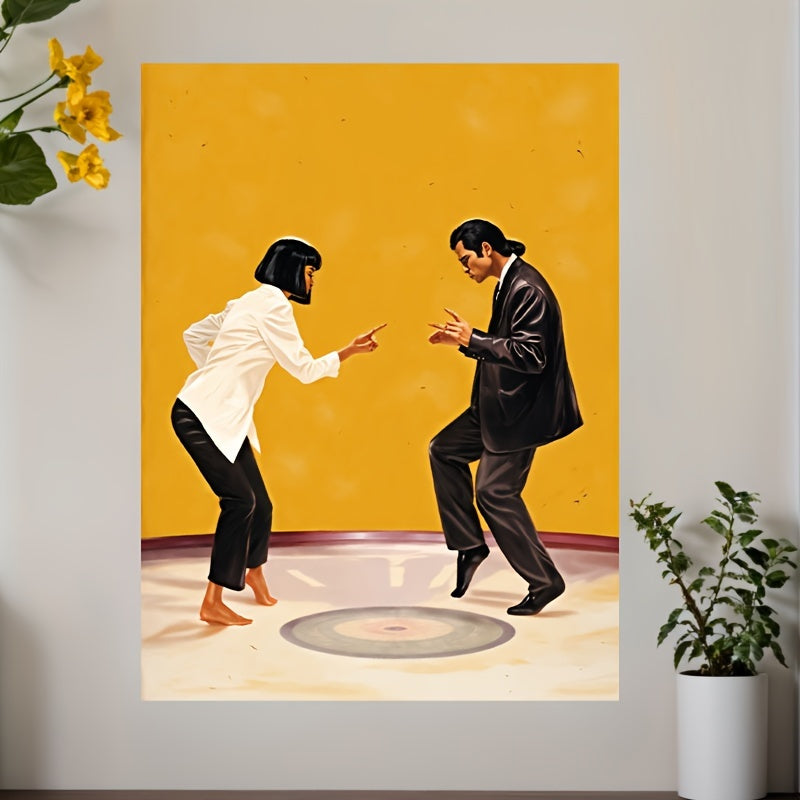 Quadro Decorativo Canvas Tioeasy™ —  Dance Comigo para Quarto, Cozinha, Cantinho do Café ou Sala 