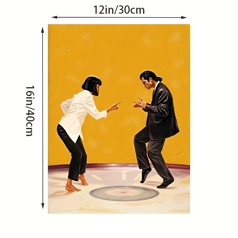 Quadro Decorativo Canvas Tioeasy™ —  Dance Comigo para Quarto, Cozinha, Cantinho do Café ou Sala 