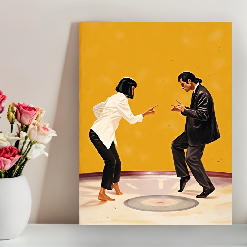 Quadro Decorativo Canvas Tioeasy™ —  Dance Comigo para Quarto, Cozinha, Cantinho do Café ou Sala 