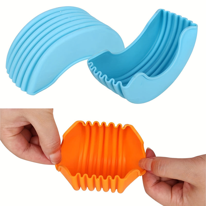Suporte de Silicone Porta Hambúrguer Tioeasy™ — Evita Sujeira e Desmontes