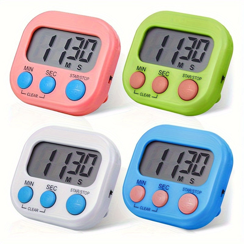 Timer Digital Magnético Tioeasy™ — Contagem Progressiva e Regressiva com Display LCD e Alarme