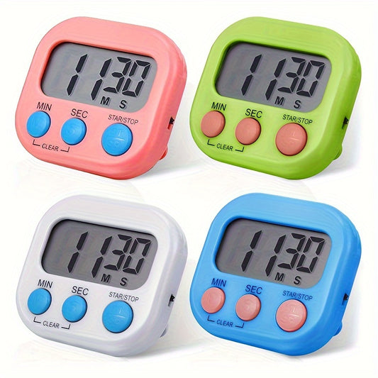 Timer Digital Magnético Tioeasy™ — Contagem Progressiva e Regressiva com Display LCD e Alarme
