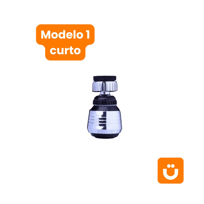 Torneira Extensora Rotativa 360º Tioeasy™ em Inox com 2 Modos de Pressão