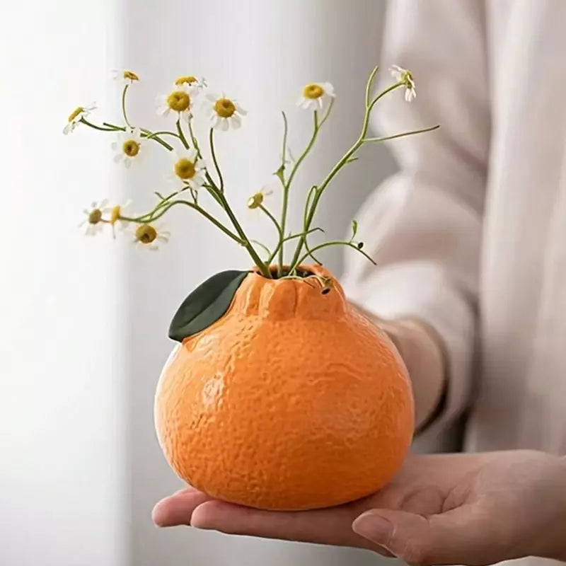 Vaso Decorativo Tioarts™ — Mexeriquinha de Cerâmica Artesanal decoracao com frutas