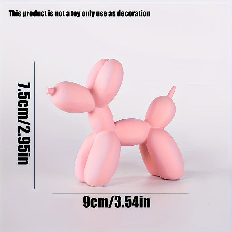 1pc Modern Minimalist Cartoon Dog Figurine - Versatile Resin Home Decor for Living Room, TV Stand Display, Bookshelf Enhancement | Indoor/Outdoor Use, No Power Required, Dog Decor