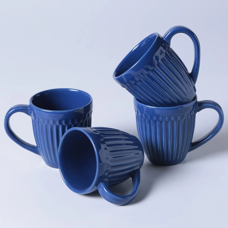 Conjunto com 4 Canecas Roma Azul Navy