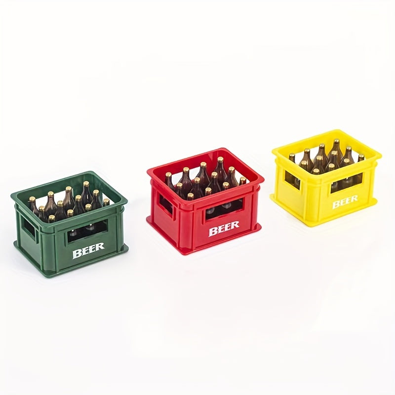 Creative Beer Basket Design Bottle Opener - Magnetic Refrigerator Attachment, Perfect for Home Bars & Parties