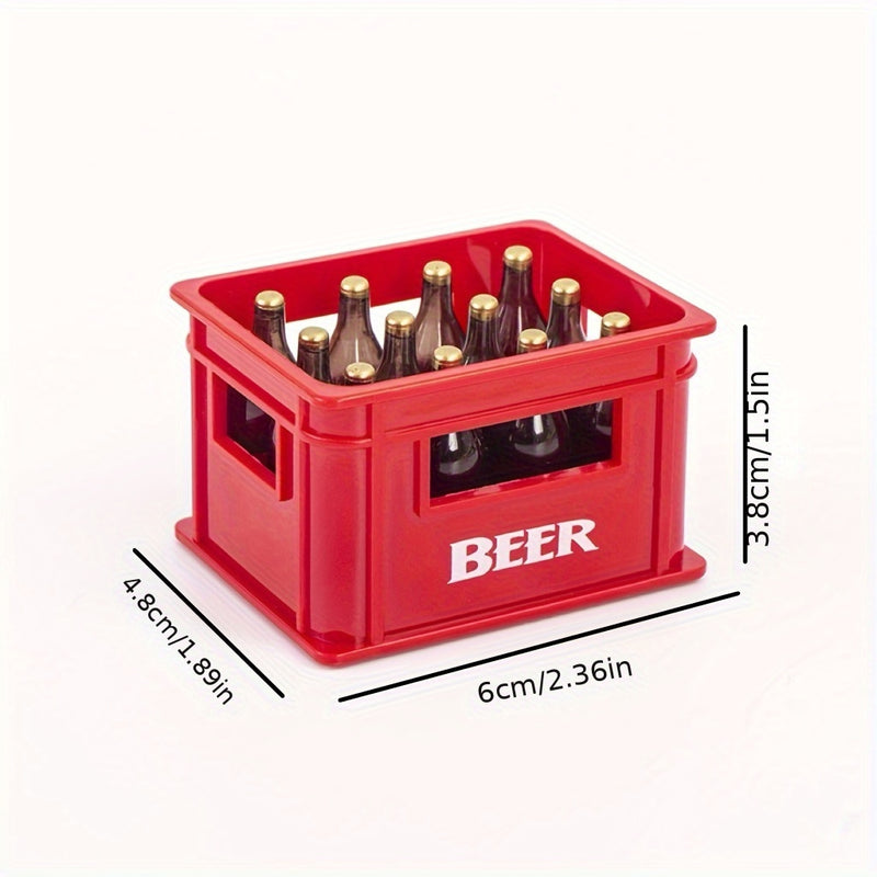 Creative Beer Basket Design Bottle Opener - Magnetic Refrigerator Attachment, Perfect for Home Bars & Parties