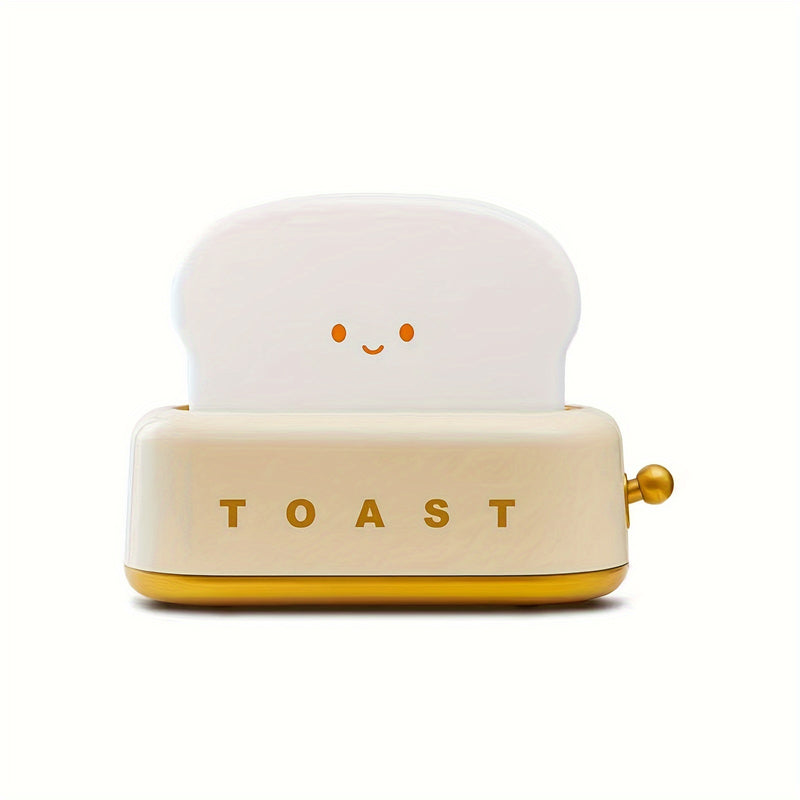 Staaricc USB Rechargeable Cute Toaster-Shaped LED Night Light – Warmth Illuminates Every Moment, Decorative Table Lamp in Green/Orange/Pink, Perfect for Home, Birthday, or Christmas Gift, Best for Christmas