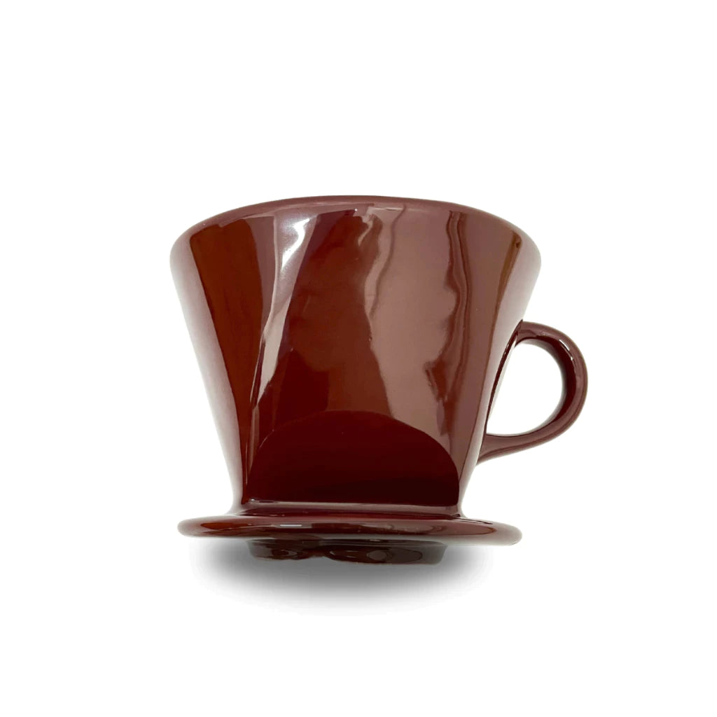 Coador de Café em Cerâmica Tioeasy™ — Modelo Bão com Filtro de Malha