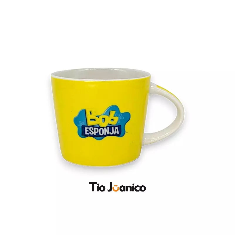 Kit Refeição Completo Bob Esponja Oficial™ — Caneca, Bowl e Prato em Cerâmica