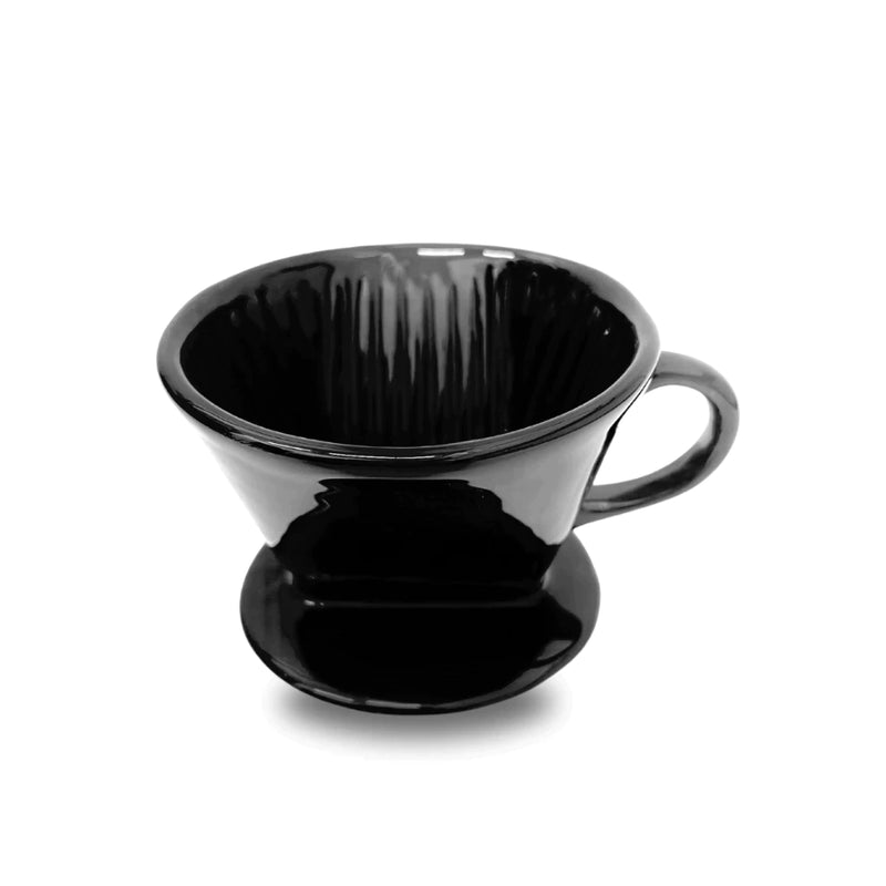 Coador de Café em Cerâmica Tioeasy™ — Modelo Bão com Filtro de Malha