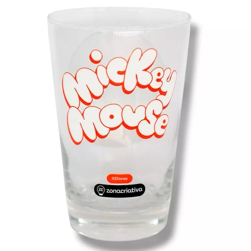 Copo Oficial Disney™ Mickey Mouse 300ml em Vidro Borossilicato — Parede Dupla e Design Exclusivo