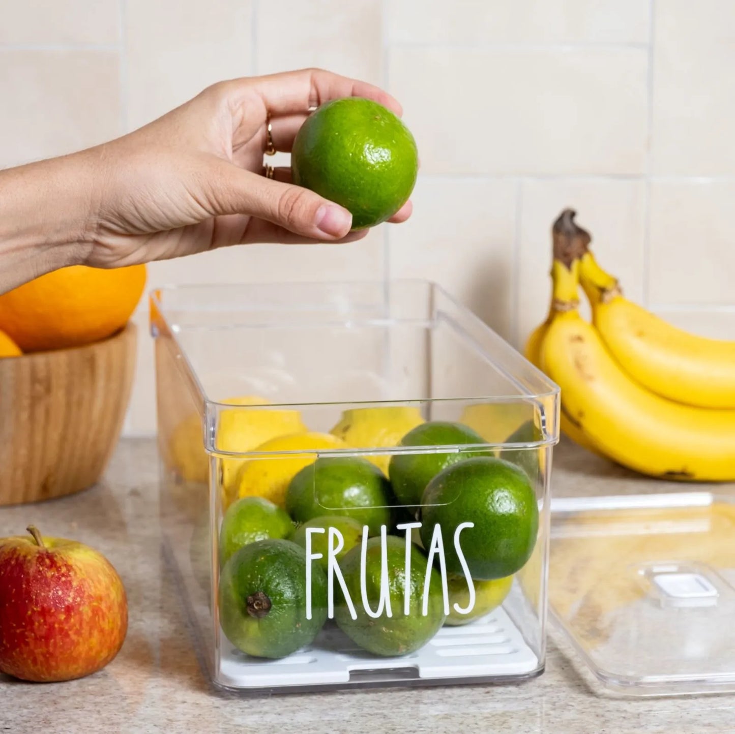 Caixa Organizadora Tioeasy™ — Para Frutas na Geladeira