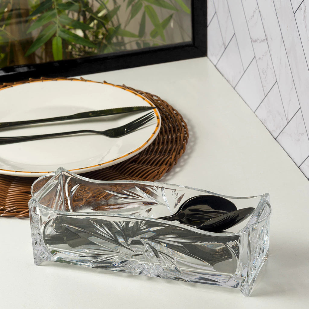 Faqueiro de Aço Inox Preto Tioeasy™ - 24 Peças Luxo