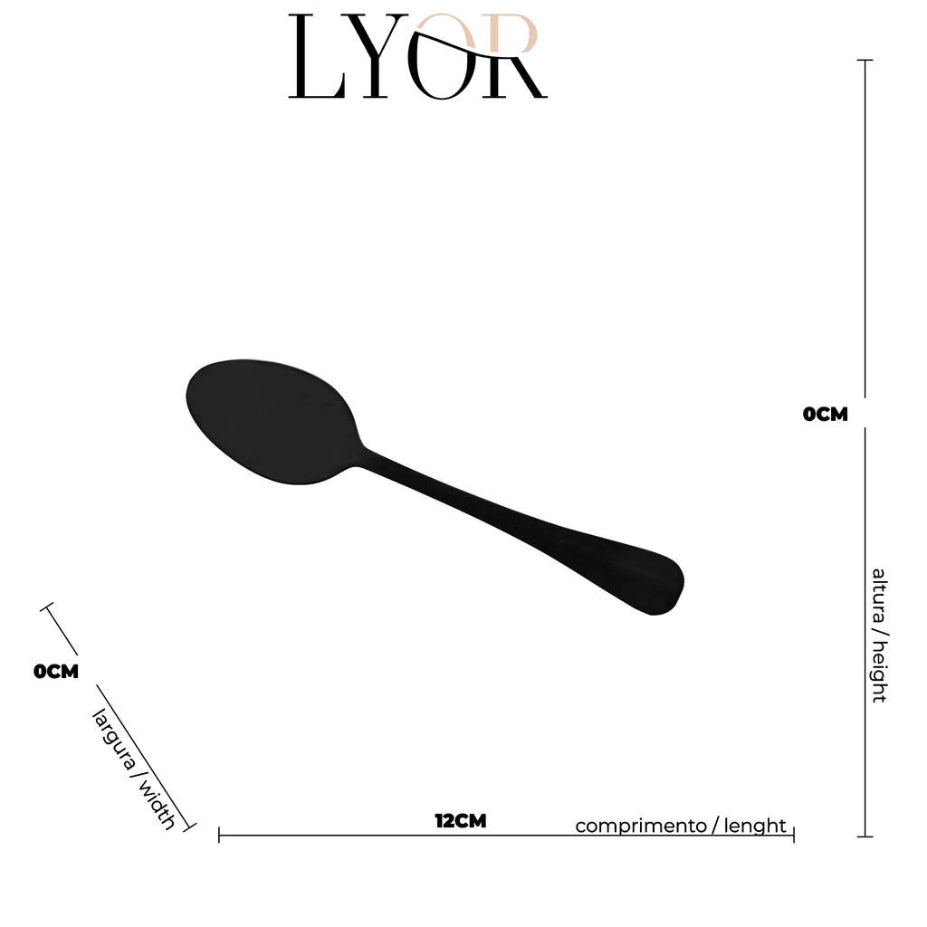 Faqueiro de Aço Inox Preto Tioeasy™ - 24 Peças Luxo