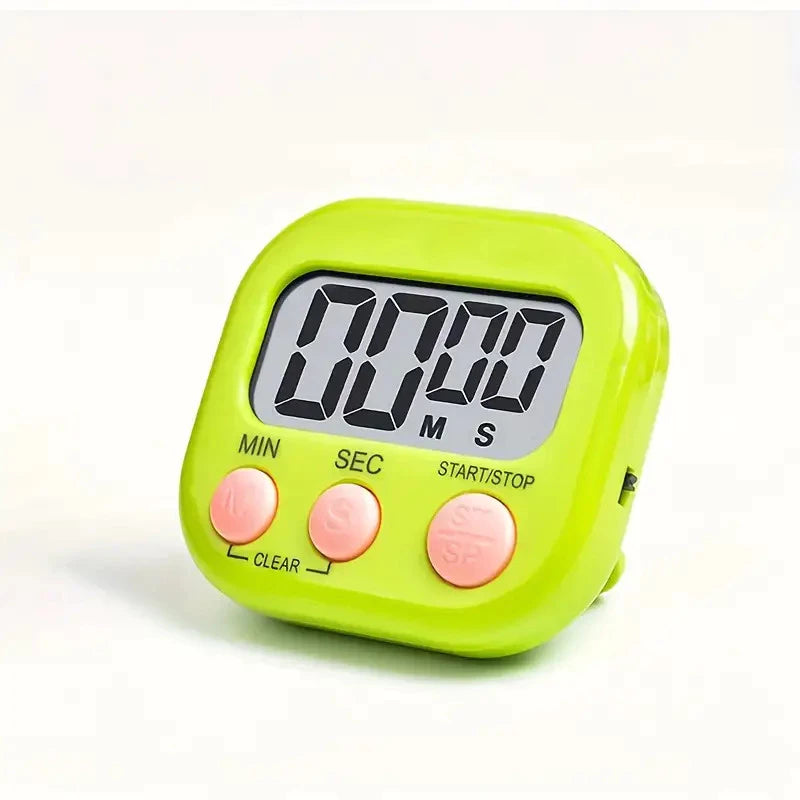 Timer Digital Magnético Tioeasy™ — Contagem Progressiva e Regressiva com Display LCD e Alarme