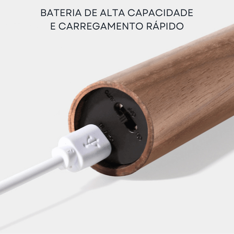 Luminária Sensor Touch Cilíndrica Tioeasy Tio Juanico